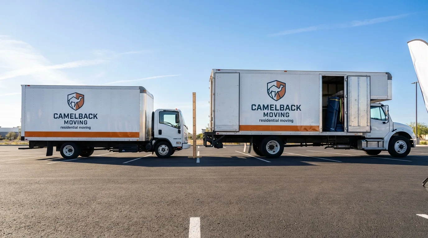 Moving truck size capacity guide in Girardville